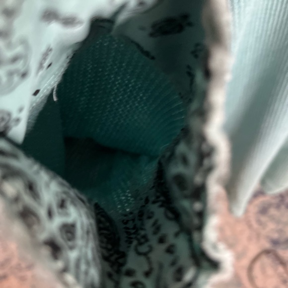 NWOT Free People Fall for you thermal Henley Aspen Sky size small - Picture 11 of 11